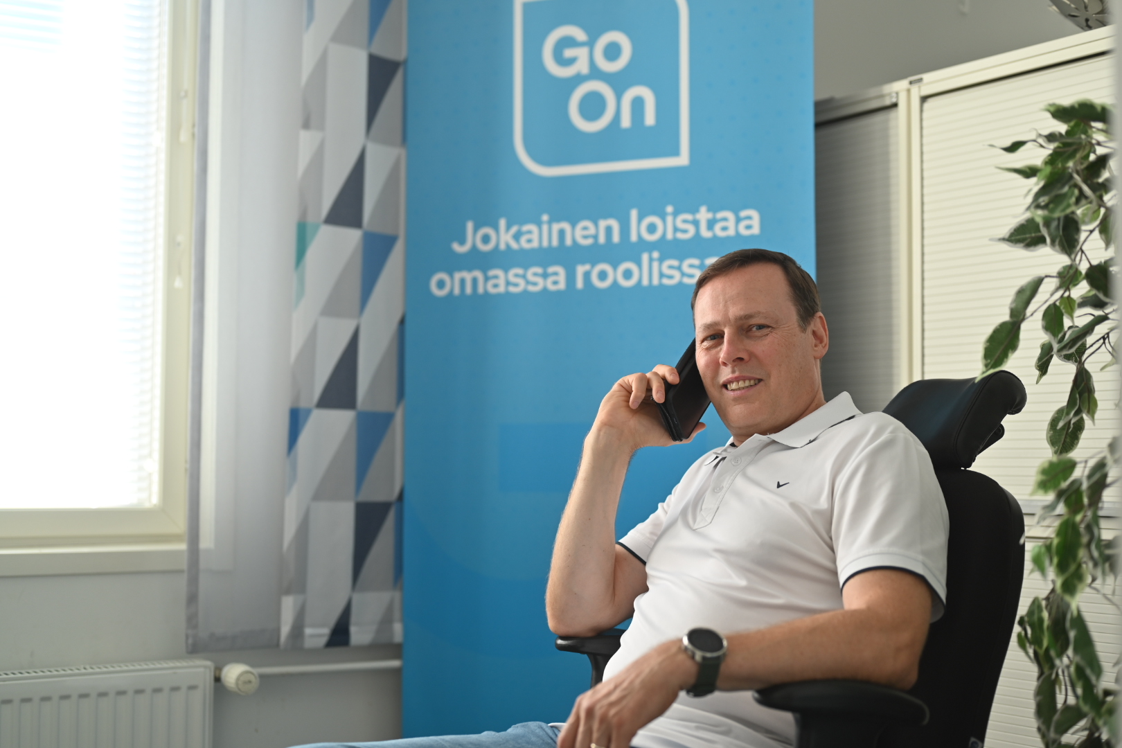 Go On Espoon yrittäjä Sami Kähärä
